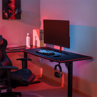 XXXL gaming muismat, 120 x 60 x 0,3 cm, zwart