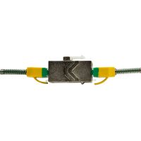 Cat.6A Keystone Inline Coupler STP, slechts 14,5 mm breed, slimline type