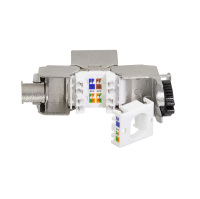 Cat.6A Keystone Jack STP 22-26 AWG, <b>verpakking van 24</b>, zonder kabelbinders