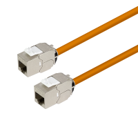 Cat.6A Keystone Jack STP 22-26 AWG, <b>verpakking van 24</b>, zonder kabelbinders