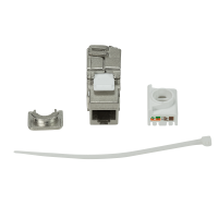 Cat.6A Keystone Jack STP 22-26 AWG, gereedschapsloos, 17,2 mm breedte