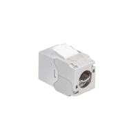 Cat.6A Keystone-aansluiting STP 22–26 AWG, verpakking van 24 stuks, met stofafsluitklep