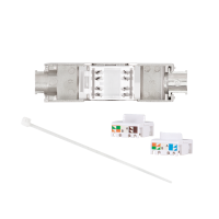 Cat.6A Keystone Jack STP 22–26 AWG, gereedschapsloos, 16,4 mm breedte