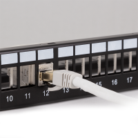 Cat.6A Keystone Jack STP 22–26 AWG, gereedschapsloos, 16,4 mm breedte