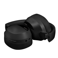 BT 6.0 Sound Wave-headset, ANC, 3,5 mm AUX, 15 uur batterijduur, zwart