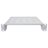 Cantileverplank voor 10" rackmontage, 200 mm, 1U, lichtgrijs