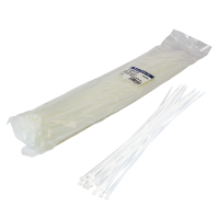 Kabelbinder, PA66, 100 stuks, transparant, B: 4,4 mm, L: 400 mm