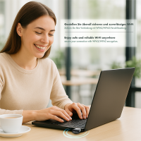 Draadloze USB WLAN-adapter, 11ac dualband, 650 Mbit/s, ultraklein