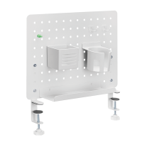 Pegboard organizer/combinatie, klembaar, 42 x 47,7 x 9,9 cm, tot 5 kg, wit