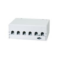 Patchpaneel 6-poorts met 6 Cat.6A Keystone-modules