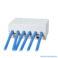 Patchpaneel 6-poorts met 6 Cat.6A Keystone-modules