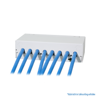 Patchpaneel 8-poorts met 8 Cat.6A Keystone-modules