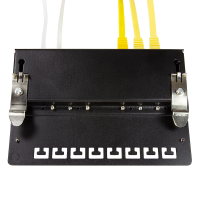 DIN-rail montagebeugels, roestvrij staal, 2 stuks