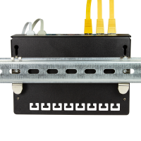 DIN-rail montagebeugels, roestvrij staal, 2 stuks